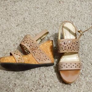 Adrienne Vittadini Cork Wedges